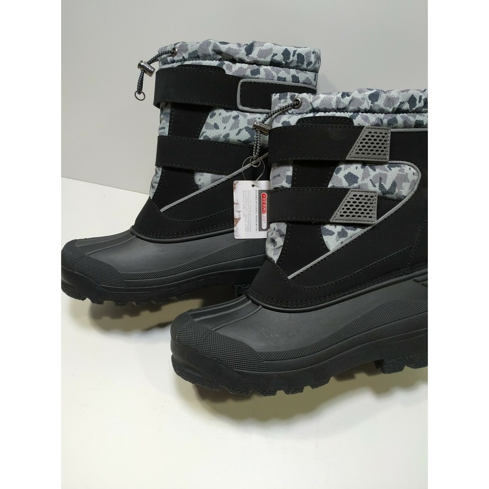 LANDS' END Black Thermolite Insulated Waterproof  Boots Ladies Size 5 @22